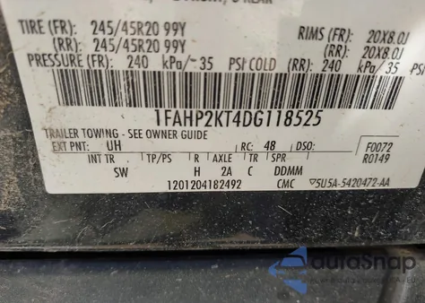 1FAHP2KT4DG118525